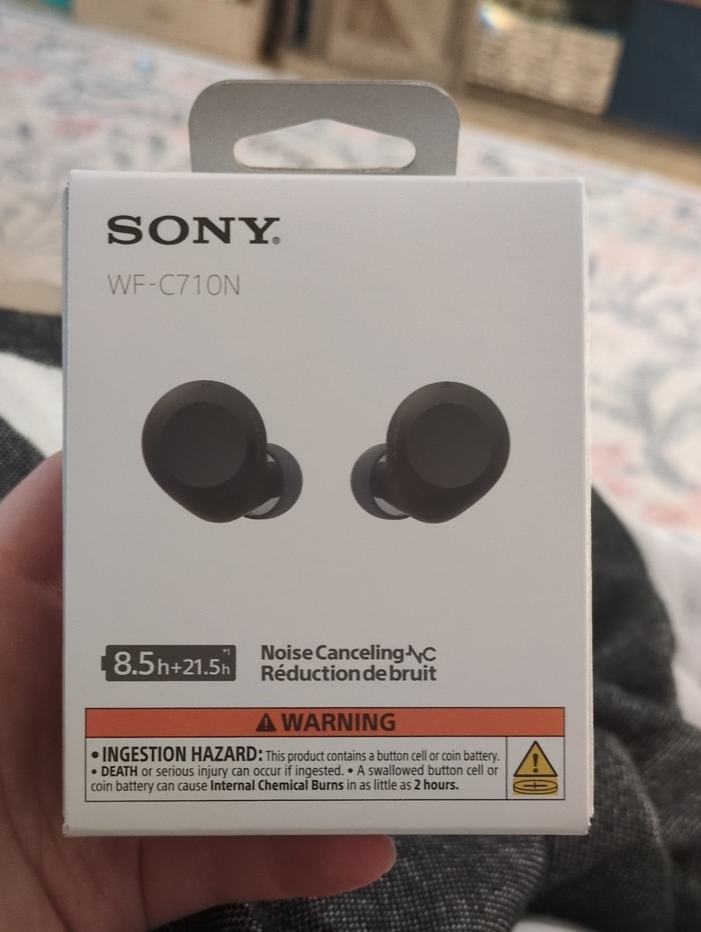 Sony WF-C710N True Wireless Earbuds in Black